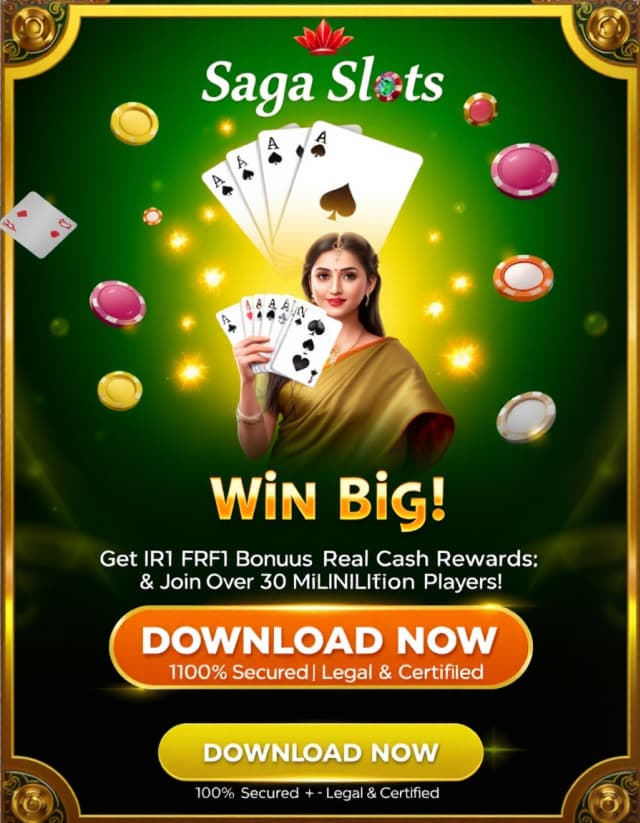 Saga Slots Banner
